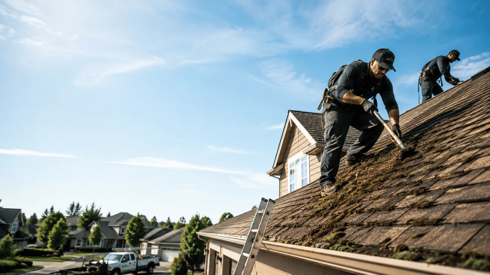 Roof Moss Removal in Jerseyville, IL near me